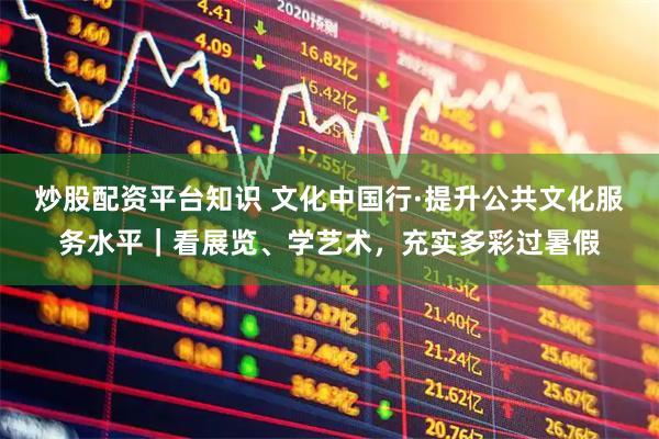 炒股配资平台知识 文化中国行·提升公共文化服务水平｜看展览、学艺术，充实多彩过暑假